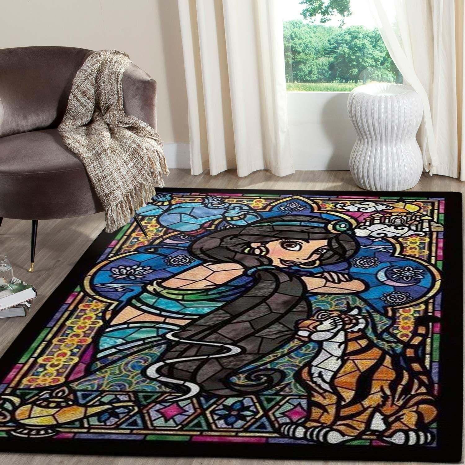 Disney Aladin Princess Jasmine Area Rug Chrismas Gift - Indoor Outdoor Rugs