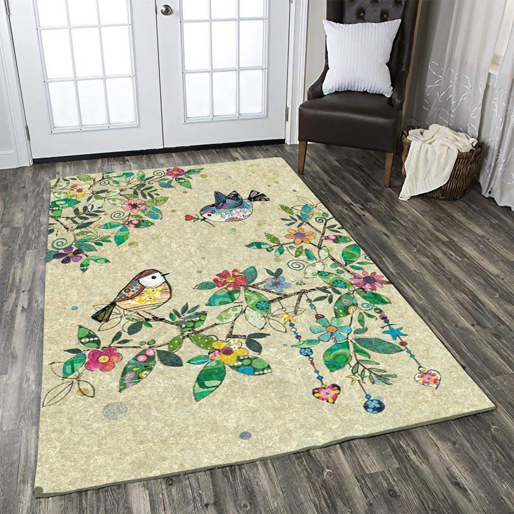 Bird Rug Chrismas Gift - Indoor Outdoor Rugs