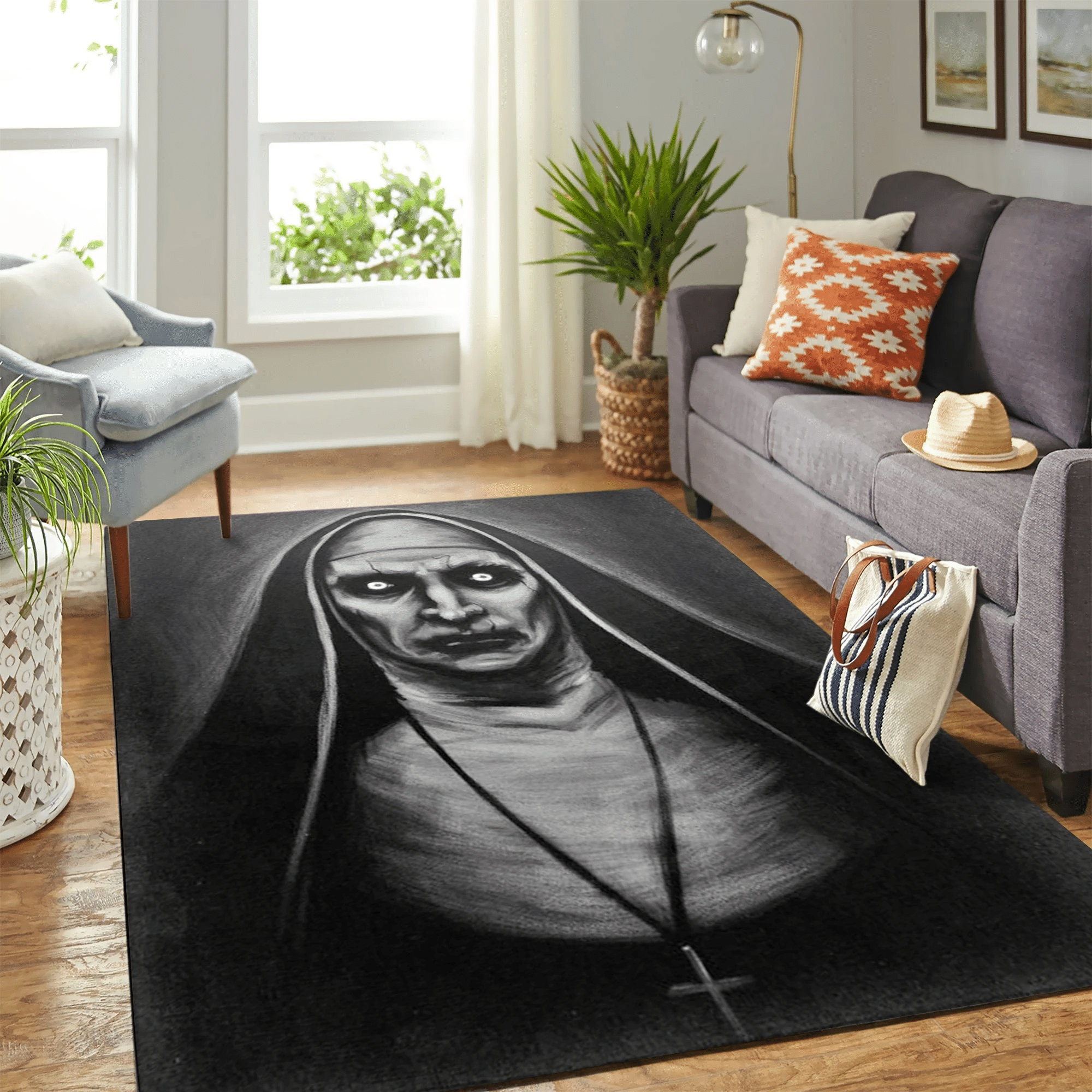 Valak Carpet Area Rug Chrismas Gift - Indoor Outdoor Rugs