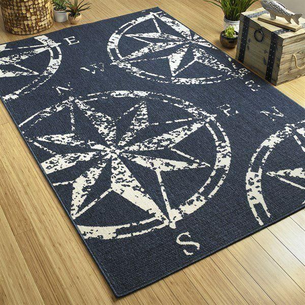 Compass Rug Chrismas Gift - Indoor Outdoor Rugs