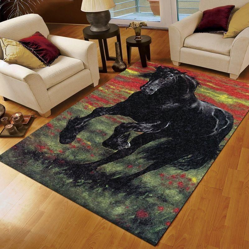 Horse Be Together Rug Chrismas Gift - Indoor Outdoor Rugs