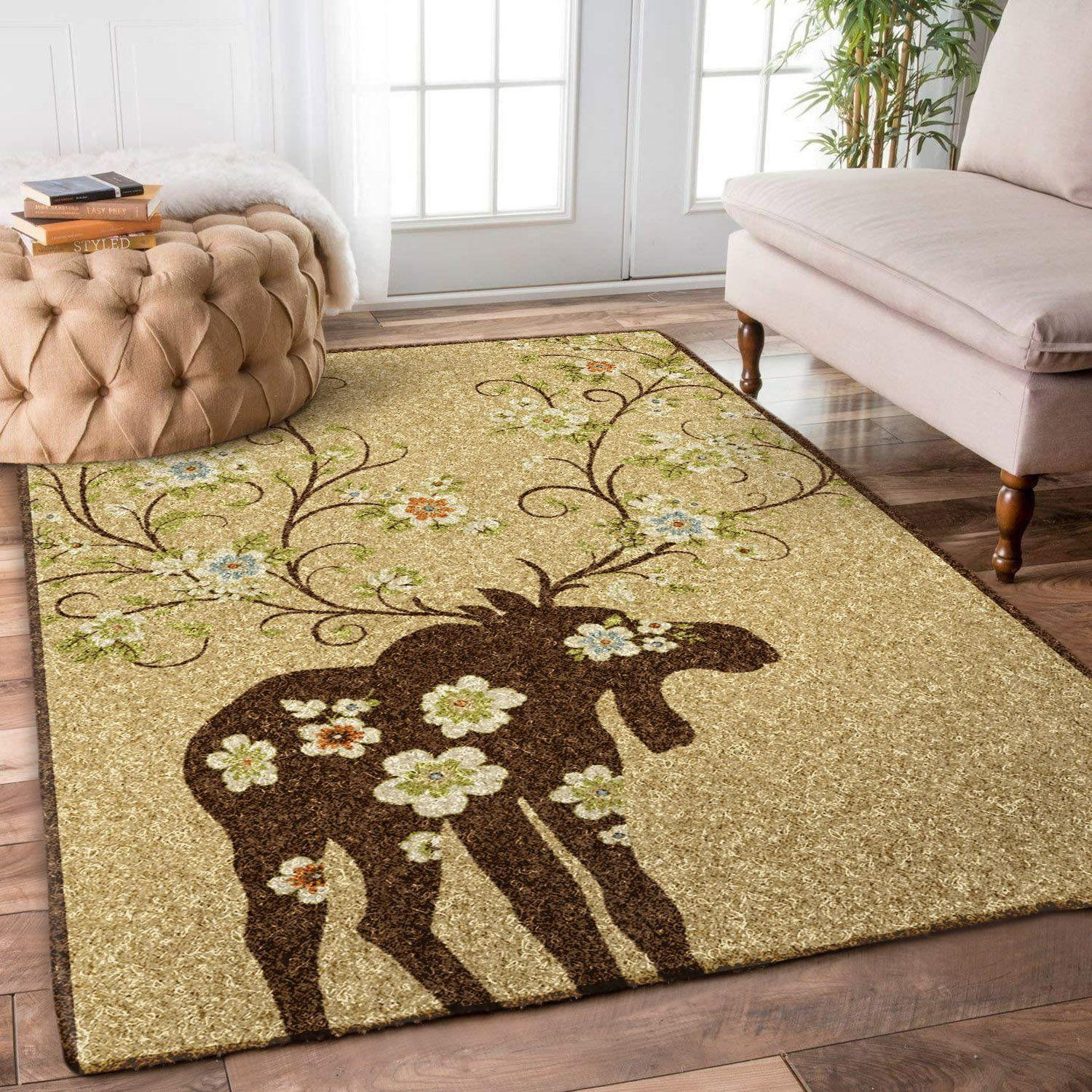 Deer Rug Chrismas Gift - Indoor Outdoor Rugs