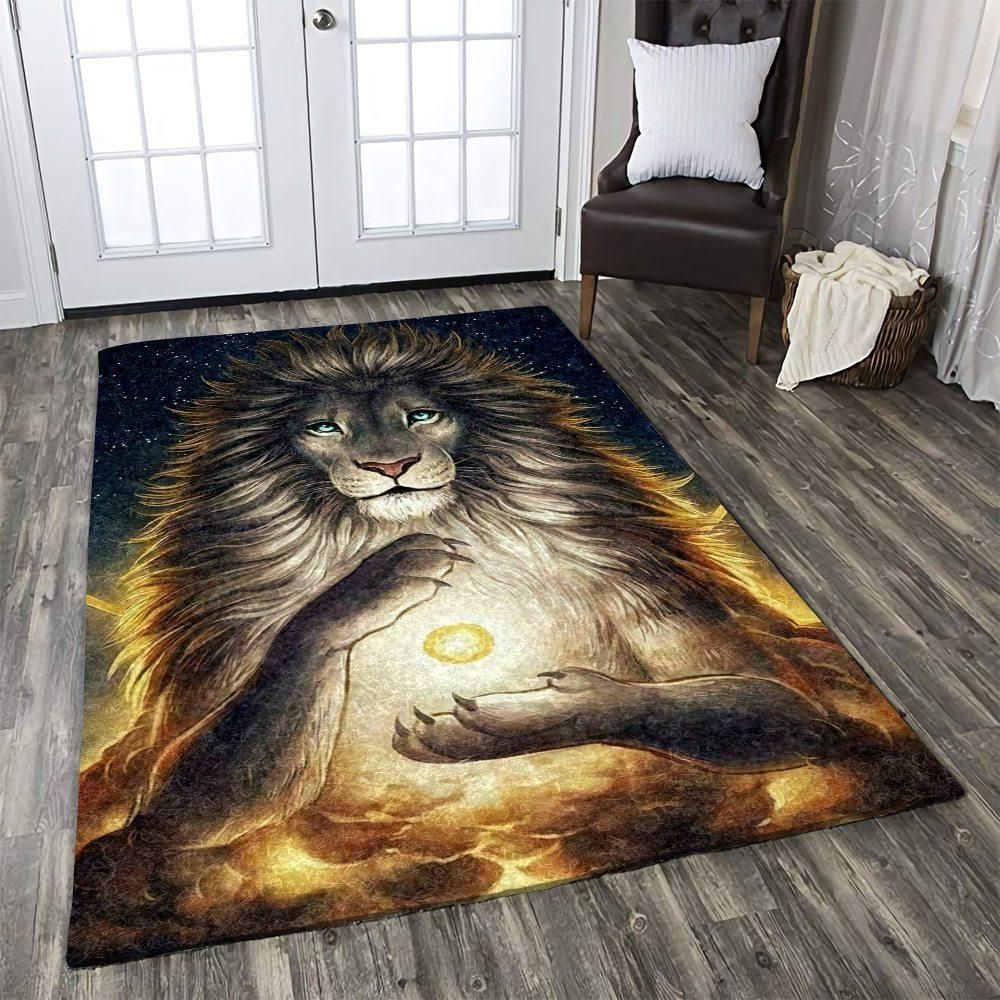 Lion Rug Chrismas Gift - Indoor Outdoor Rugs