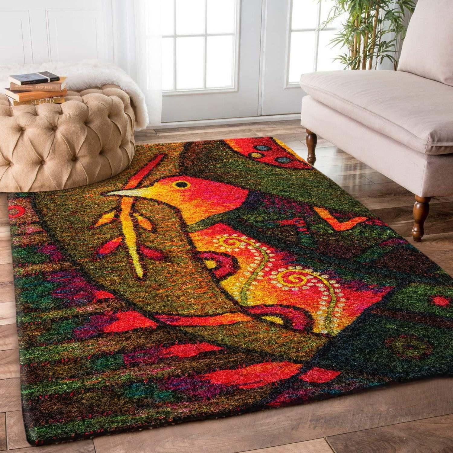 Bird Rug Chrismas Gift - Indoor Outdoor Rugs