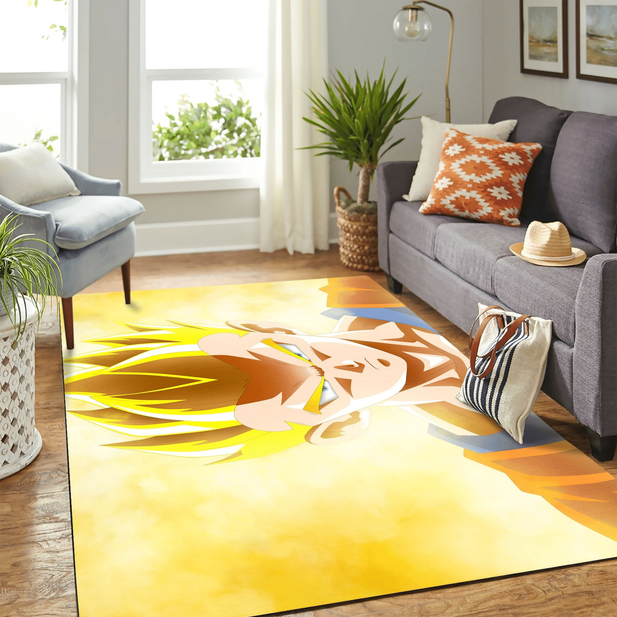 Son Goku Carpet Rug Chrismas Gift - Indoor Outdoor Rugs