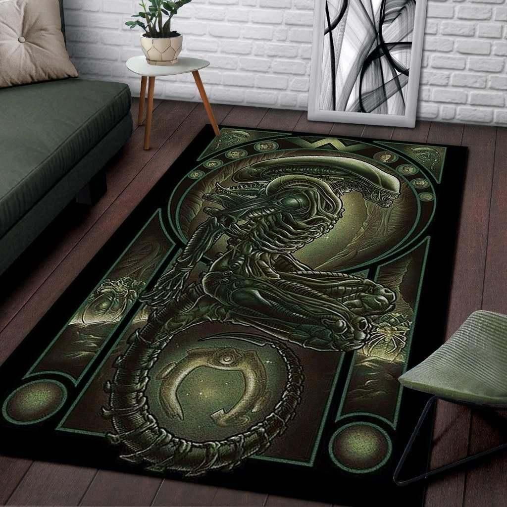 Aliens Area Rug Chrismas Gift - Indoor Outdoor Rugs