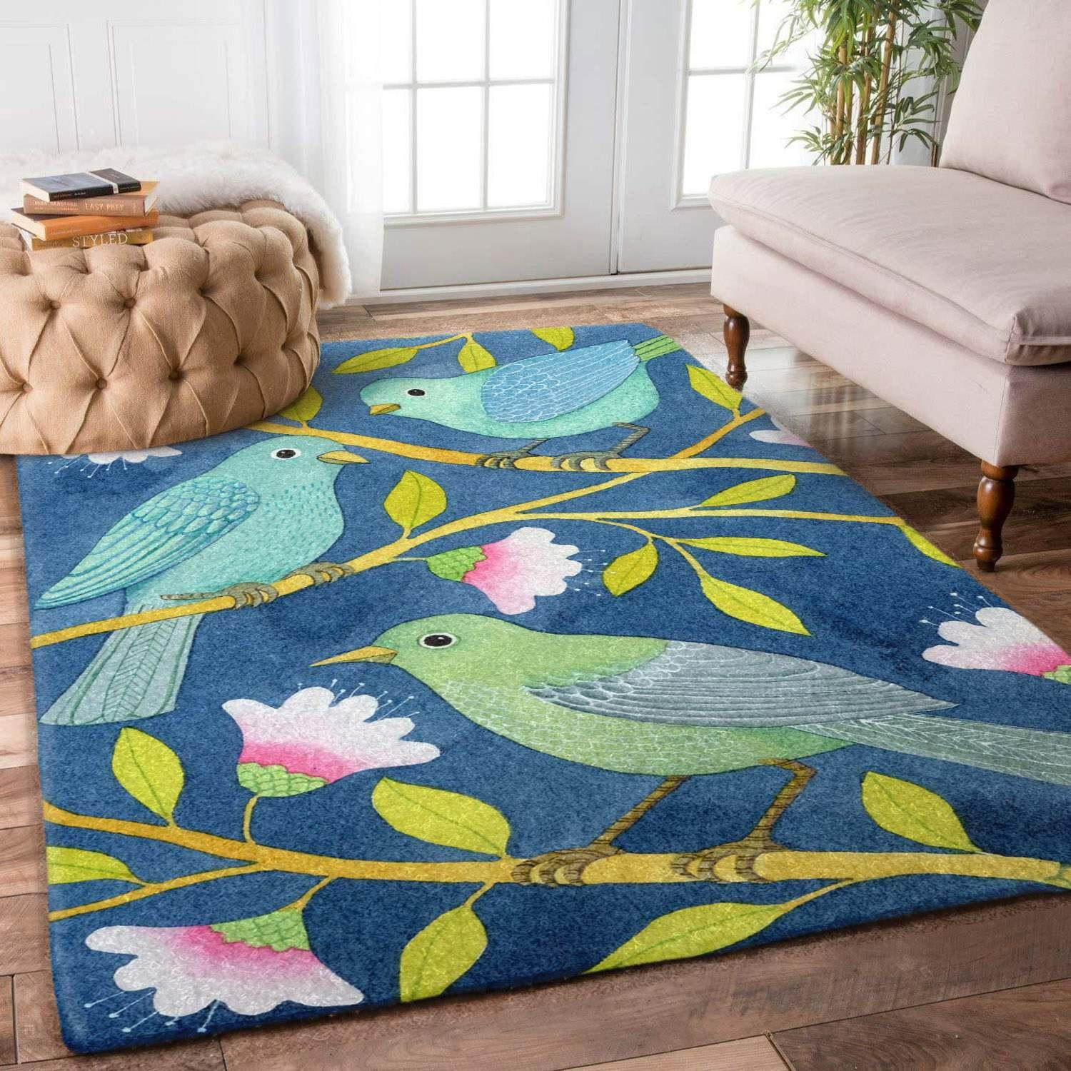 Bird Rug Chrismas Gift - Indoor Outdoor Rugs