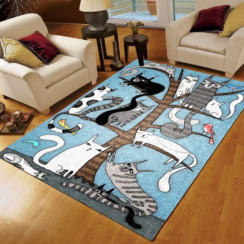 Really Amazing Cat Rug Chrismas Gift - Indoor Outdoor Rugs