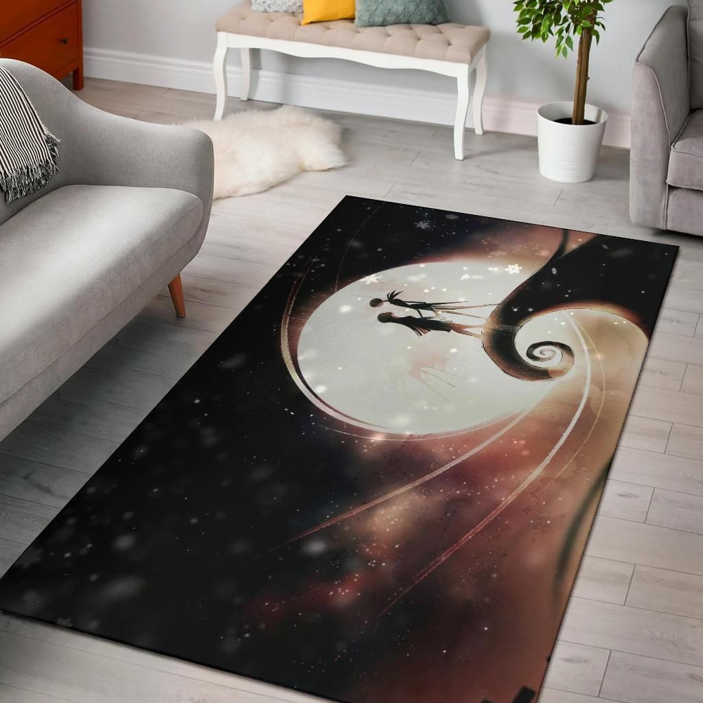 Jack Sally Hd Art Area Rug Chrismas Gift - Indoor Outdoor Rugs