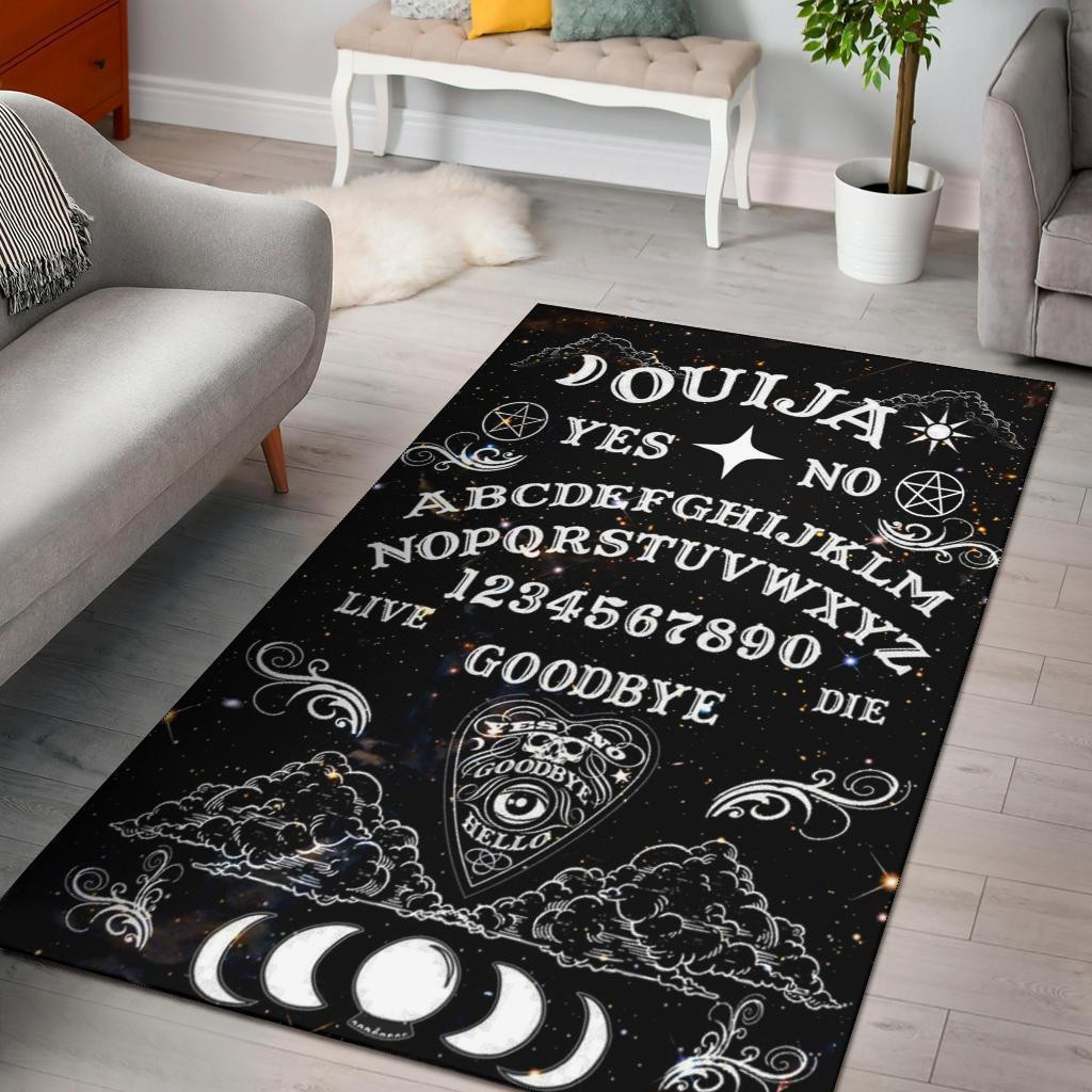 Ouija Witch Area Rug Chrismas Gift - Indoor Outdoor Rugs