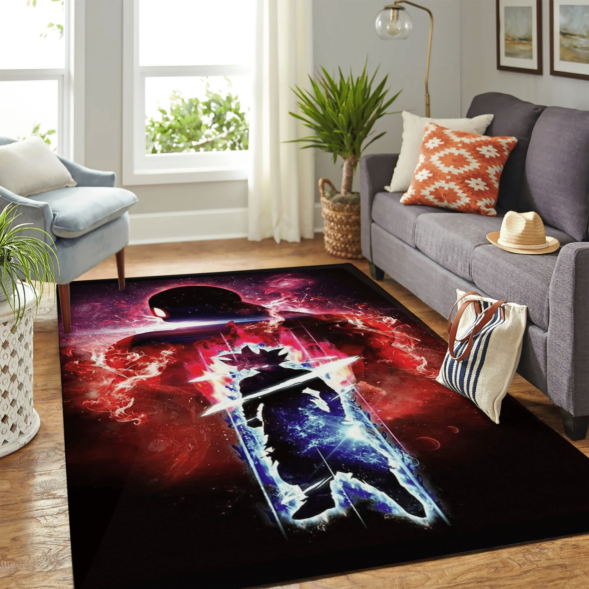 Goku Jiren Carpet Rug Chrismas Gift - Indoor Outdoor Rugs