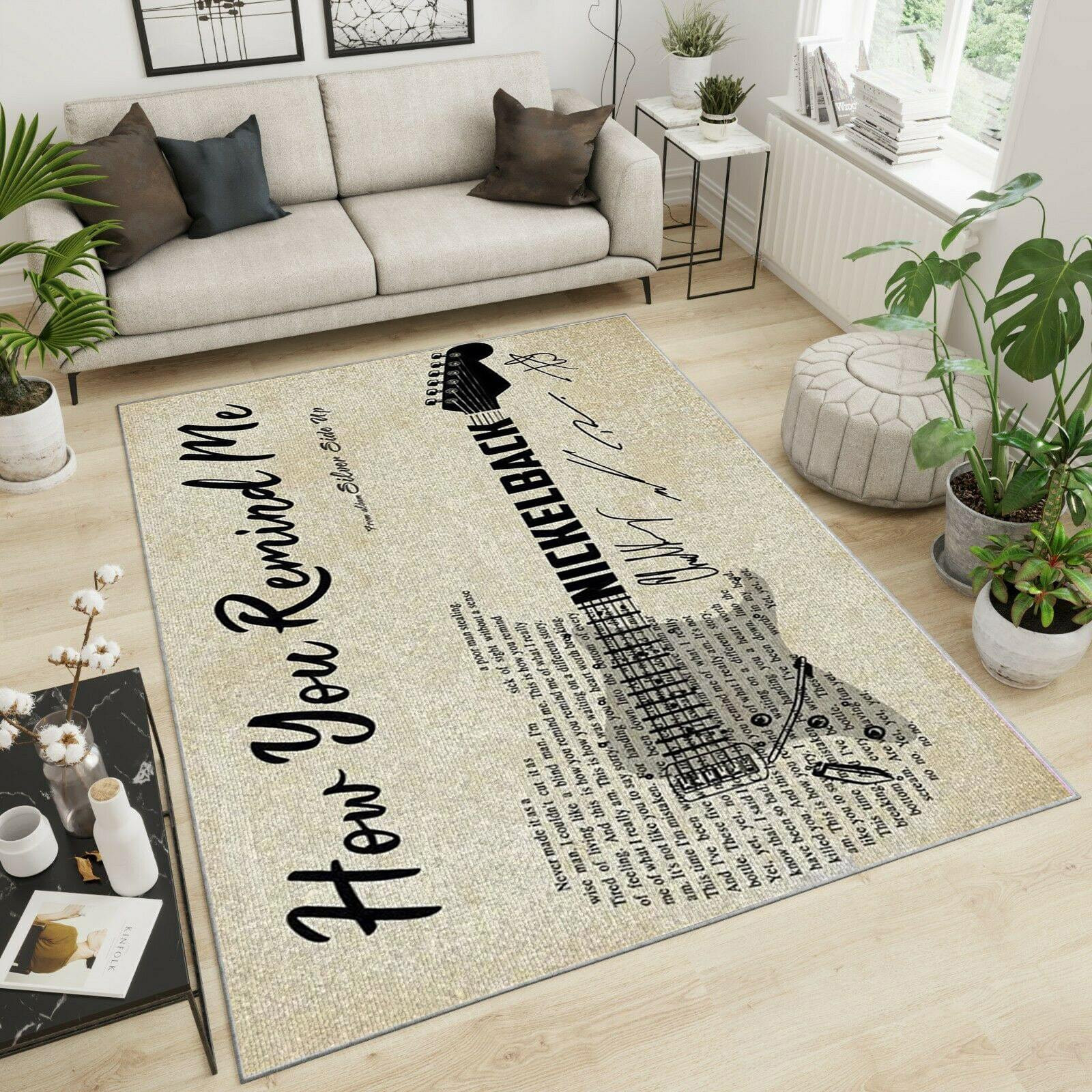 Nickelback Area Rug Chrismas Gift - Indoor Outdoor Rugs