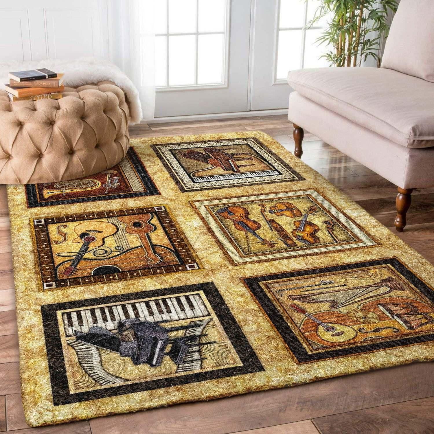 Music Rug Chrismas Gift - Indoor Outdoor Rugs