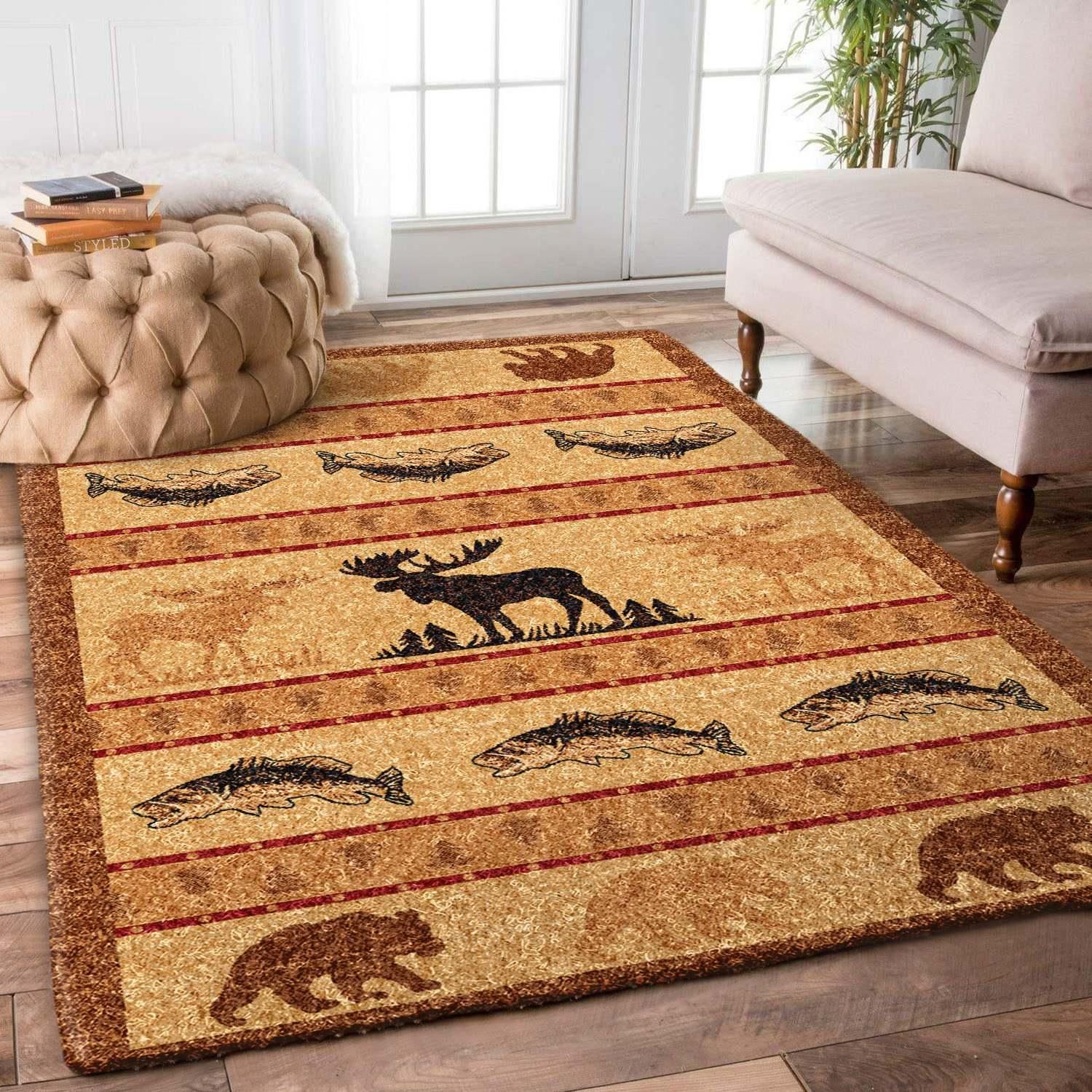 Hunting Rug Chrismas Gift - Indoor Outdoor Rugs