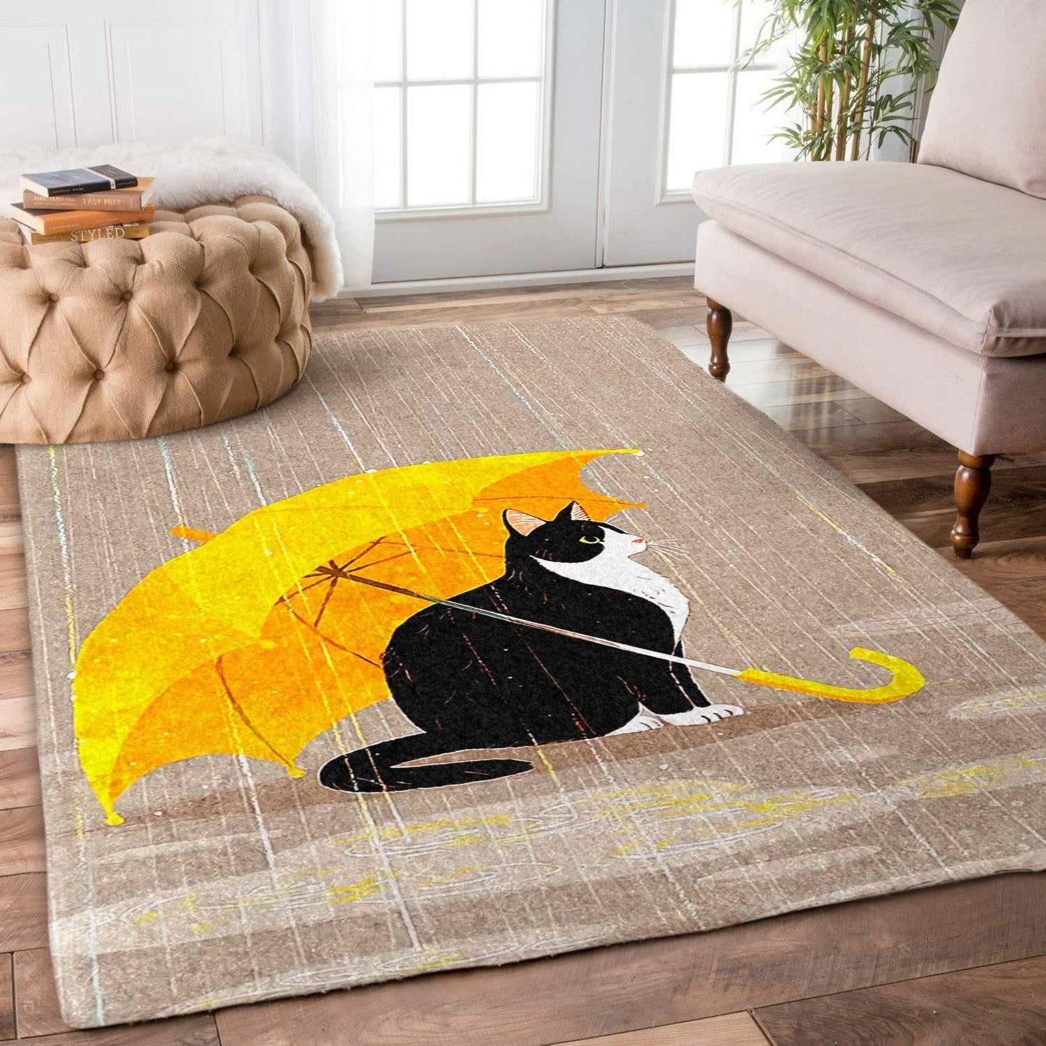 Cat Rug Chrismas Gift - Indoor Outdoor Rugs