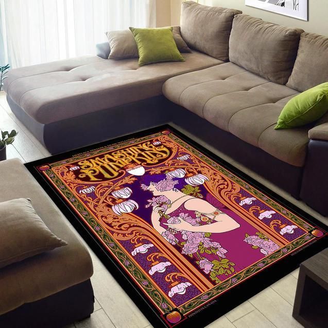 Smashing Pumpkins Area Rug Chrismas Gift - Indoor Outdoor Rugs