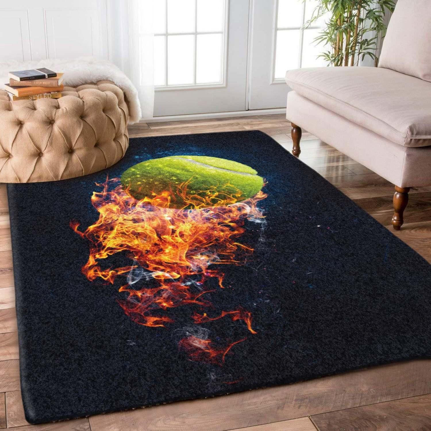 Tennis Rug Chrismas Gift - Indoor Outdoor Rugs