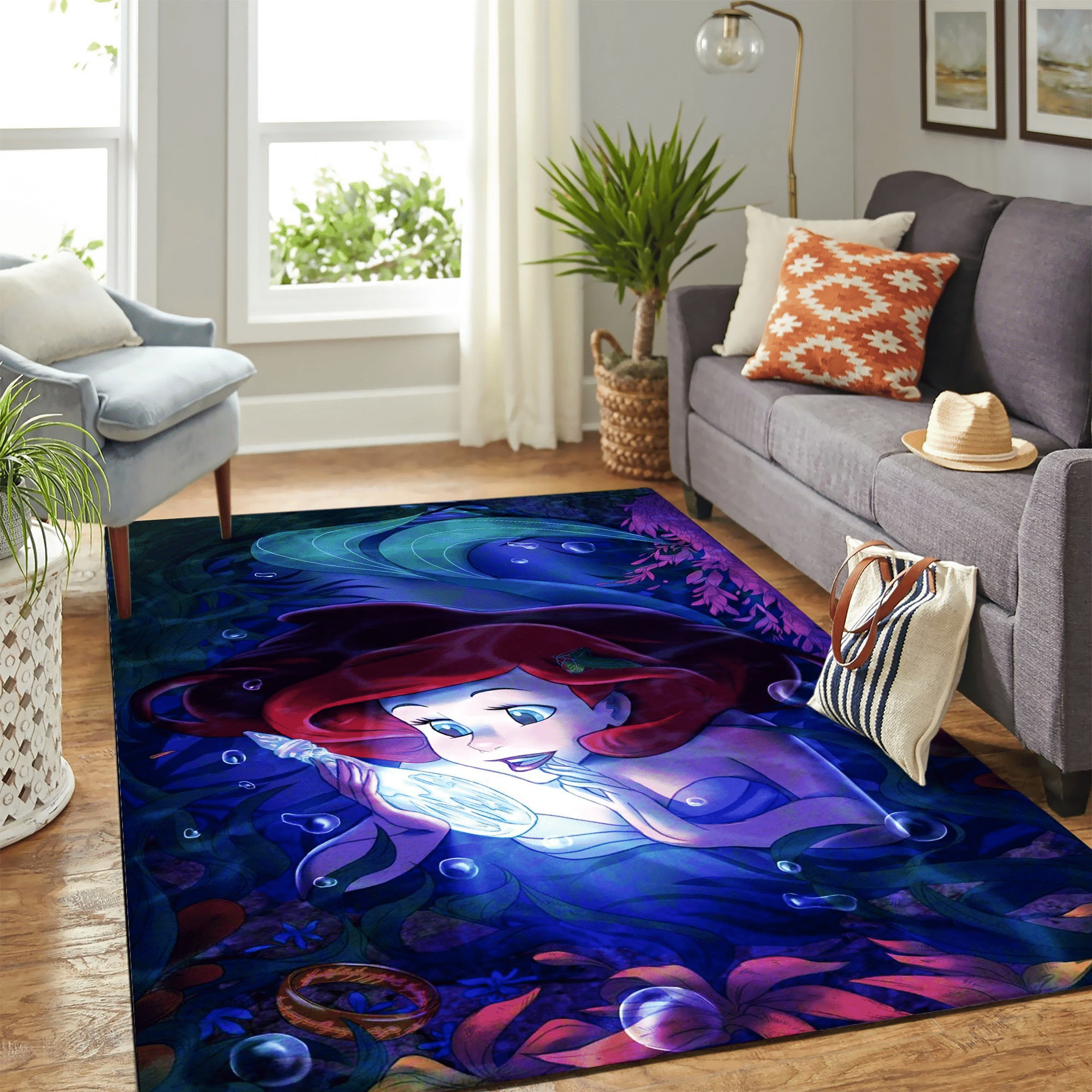 A Little Mermaid Premium Carpet Rug Chrismas Gift - Indoor Outdoor Rugs