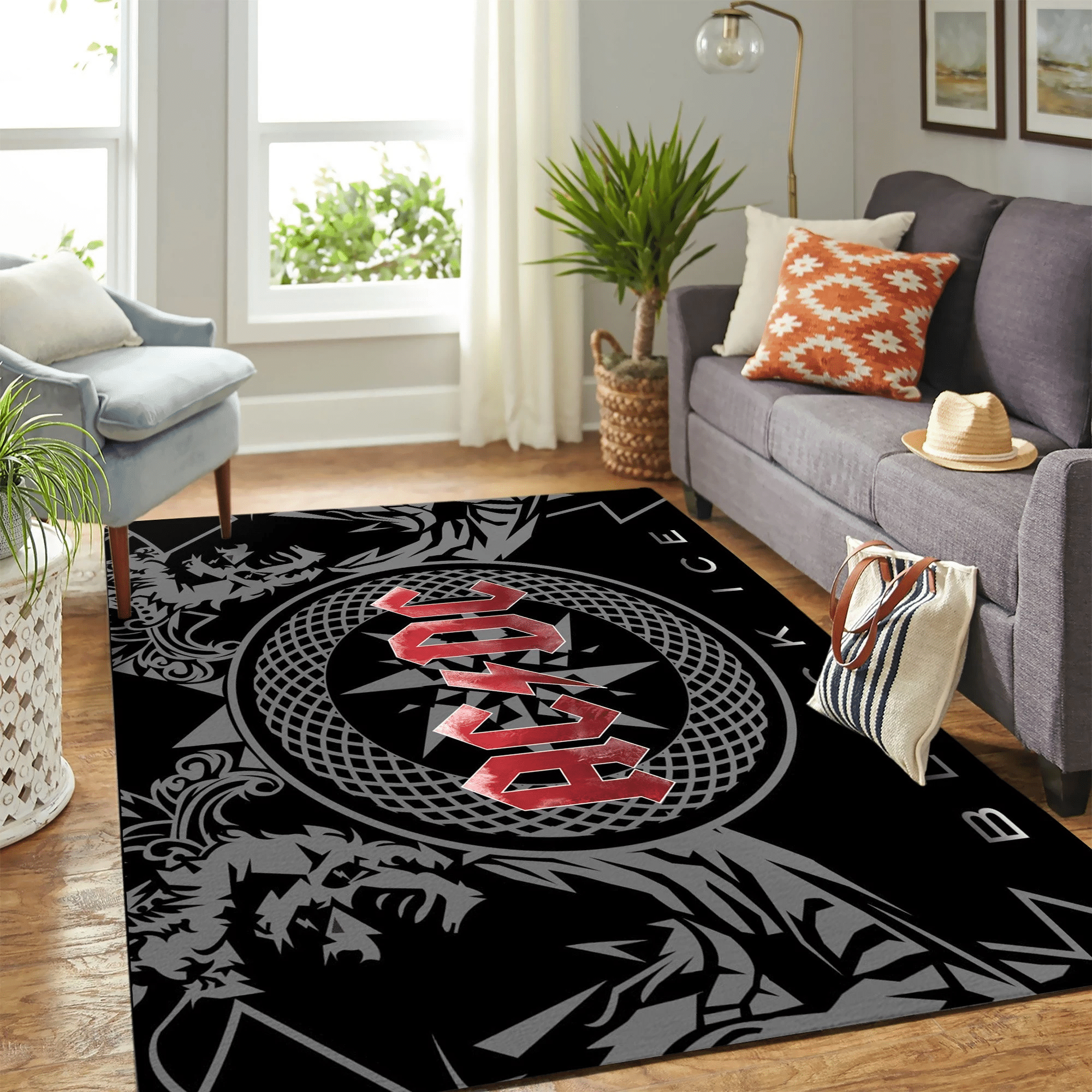 Acdc Cool Carpet Floor Area Rug Chrismas Gift - Indoor Outdoor Rugs