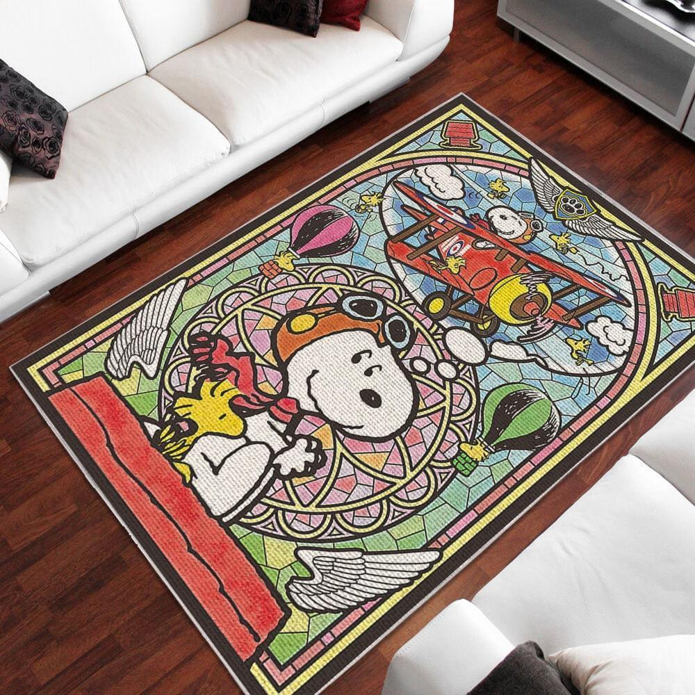 Snoopy Area Rug Chrismas Gift - Indoor Outdoor Rugs