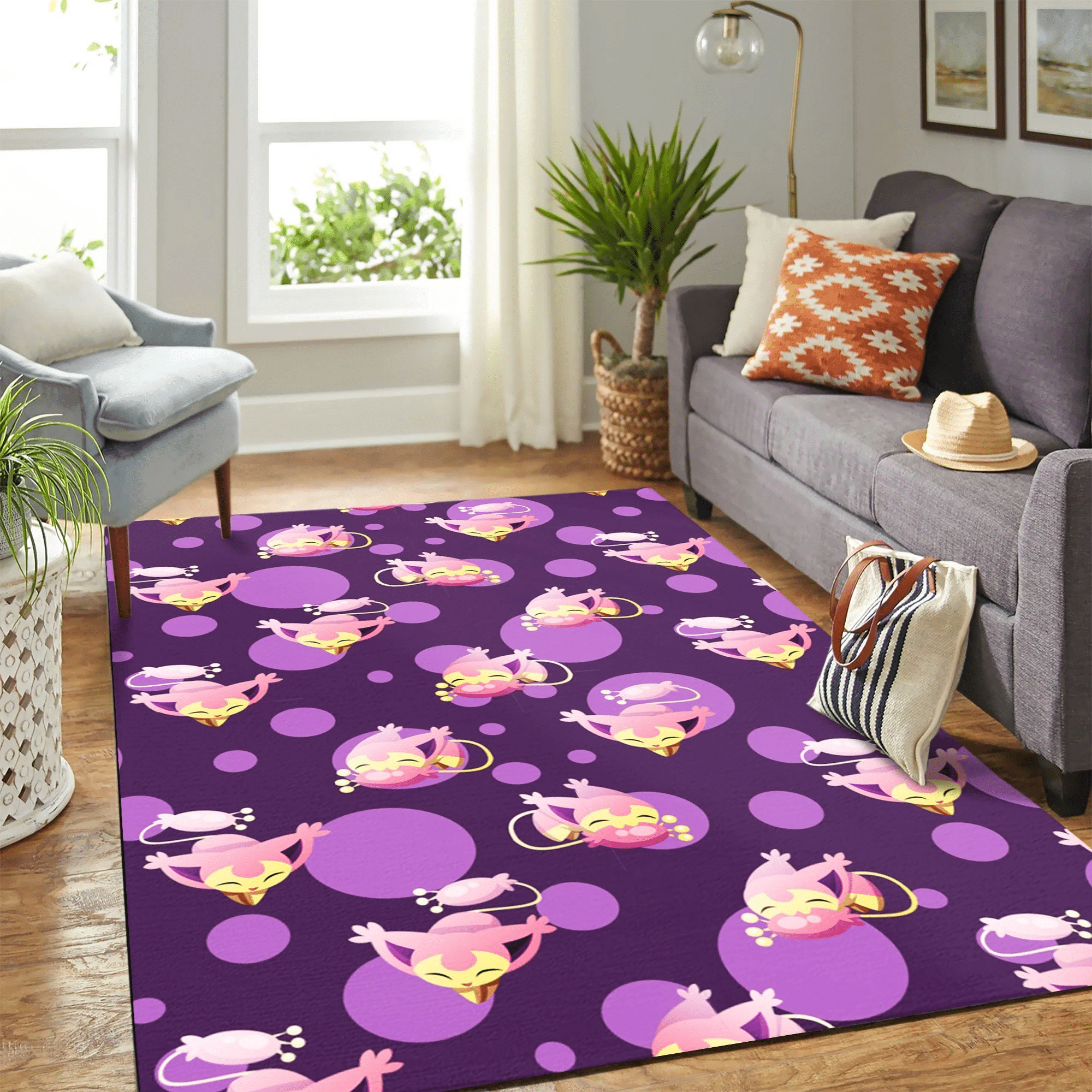 Kitty Pokemon Rug Chrismas Gift - Indoor Outdoor Rugs