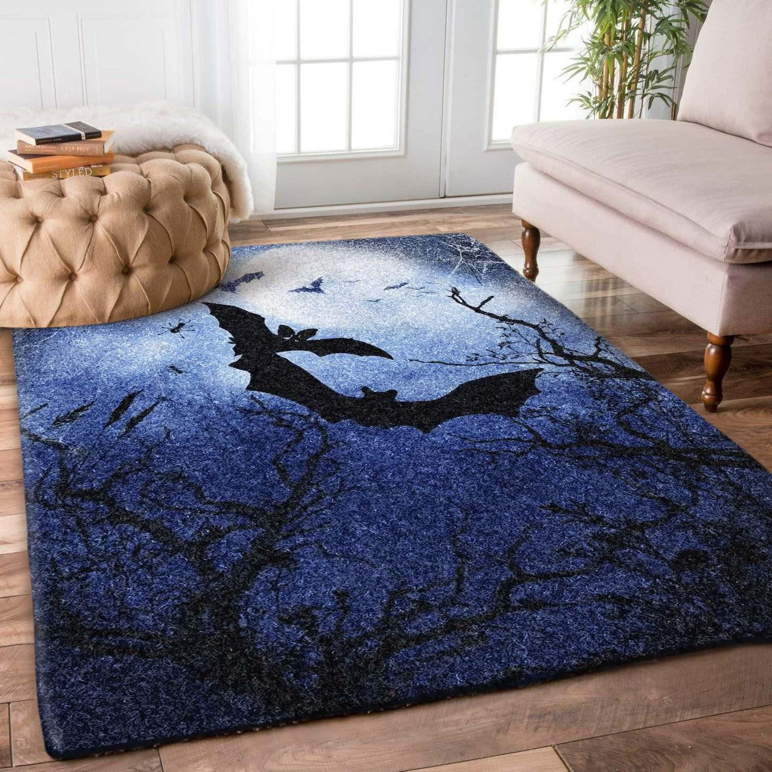 Bat Rug Chrismas Gift - Indoor Outdoor Rugs