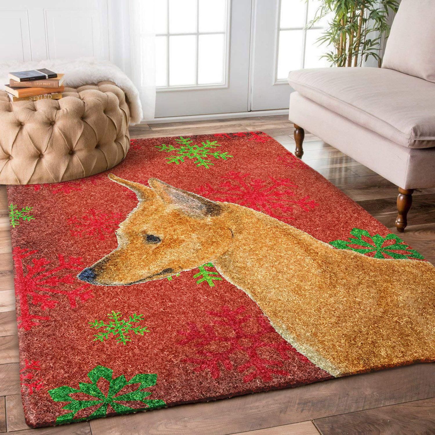 Dog Rug Chrismas Gift - Indoor Outdoor Rugs