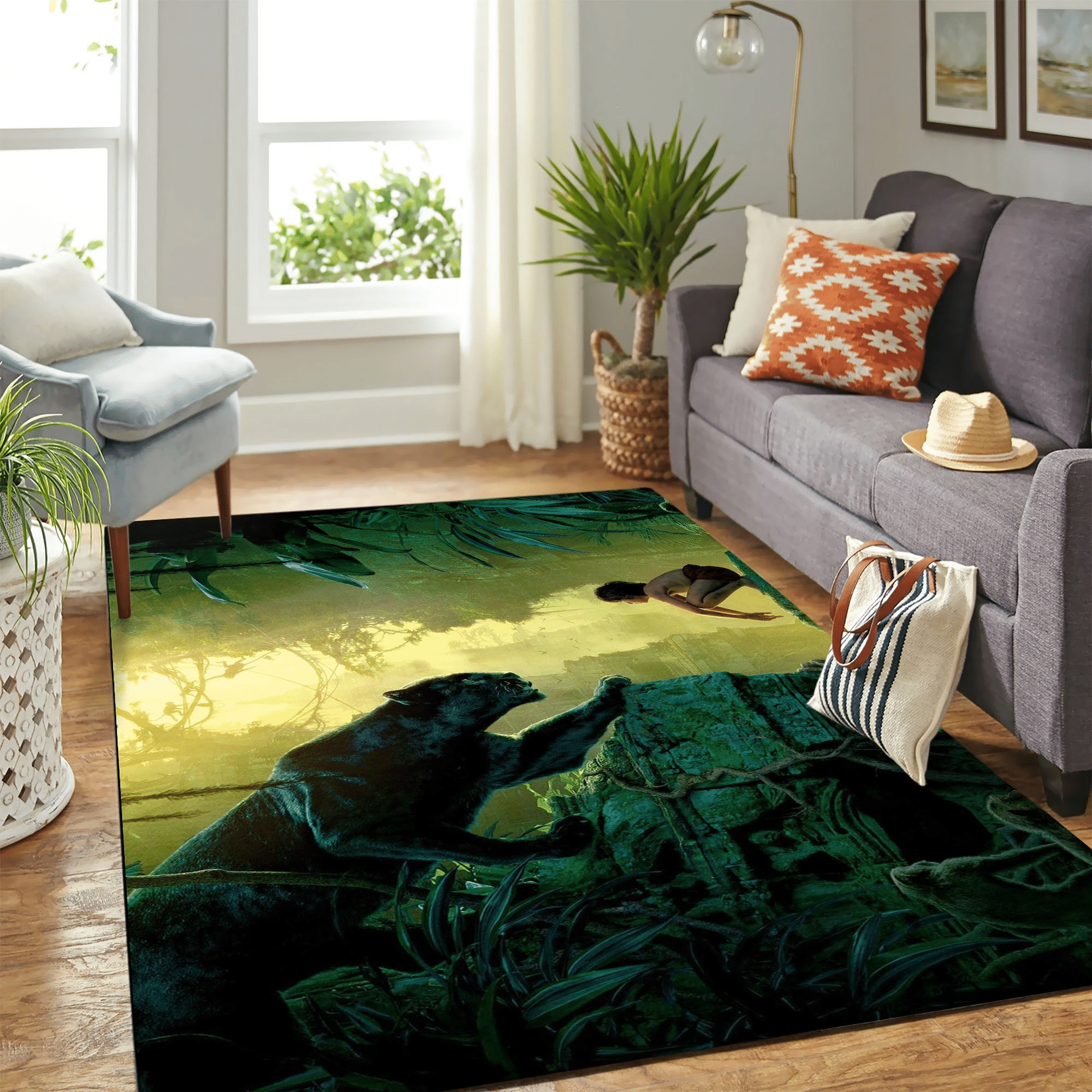 The Jungle Book Carpet Floor Area Rug Chrismas Gift - Indoor Outdoor Rugs