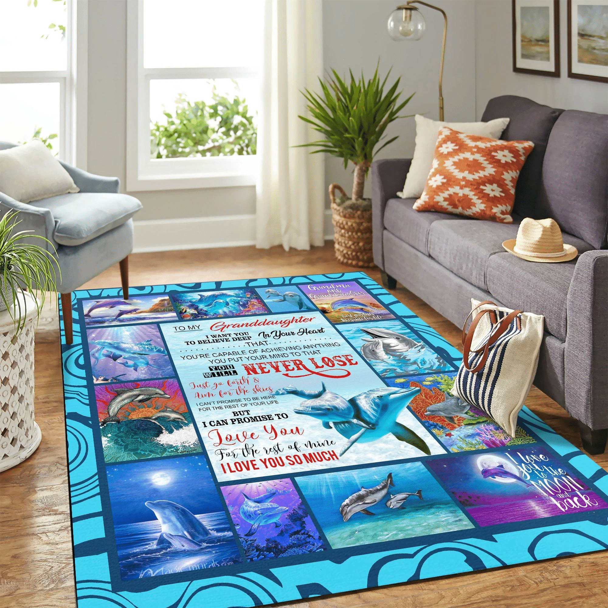 Quilt Dolphin Copy Mk Carpet Area Rug Chrismas Gift - Indoor Outdoor Rugs