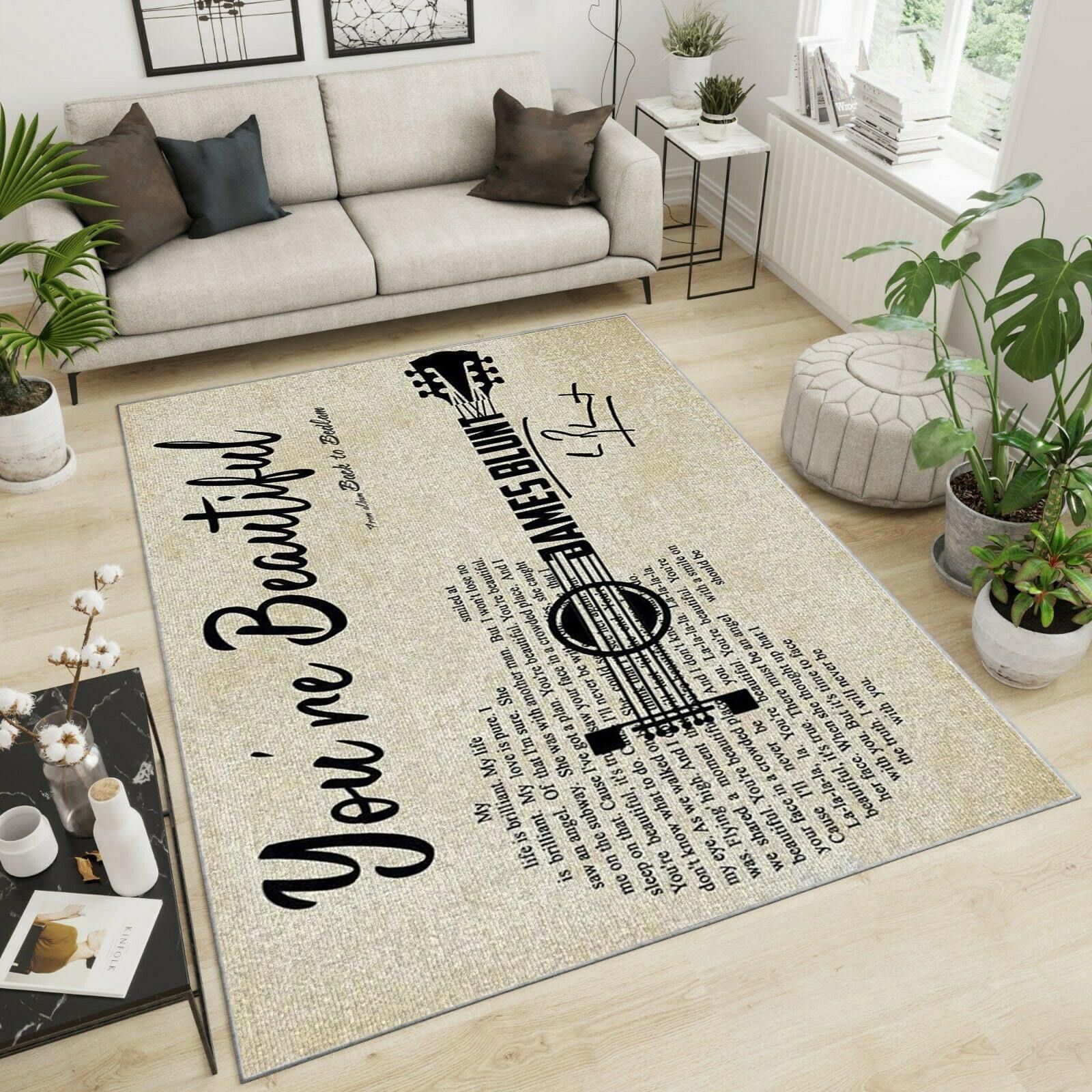 James Blunt Area Rug Chrismas Gift - Indoor Outdoor Rugs