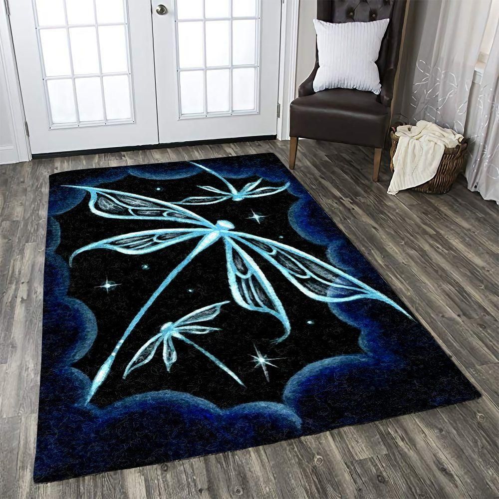 Dragonfly Rug Chrismas Gift - Indoor Outdoor Rugs