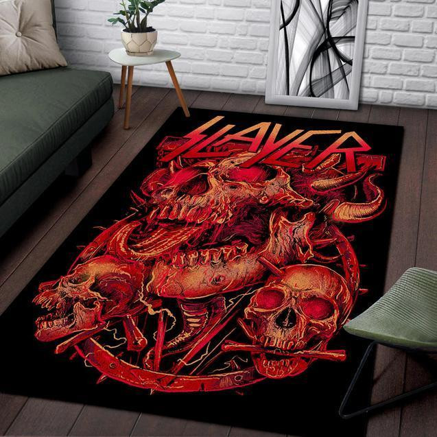 Slayer Area Rug Chrismas Gift - Indoor Outdoor Rugs