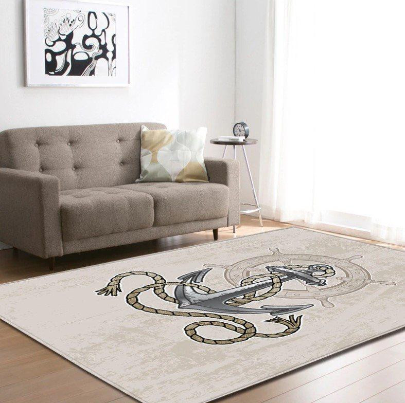 Nautical Rug Chrismas Gift - Indoor Outdoor Rugs