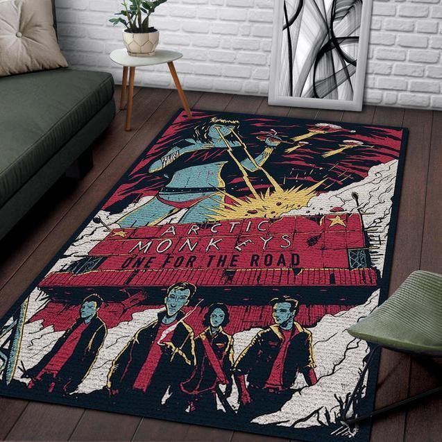 Arctic Monkeys One For The Road Area Rug Chrismas Gift - Indoor Outdoor Rugs