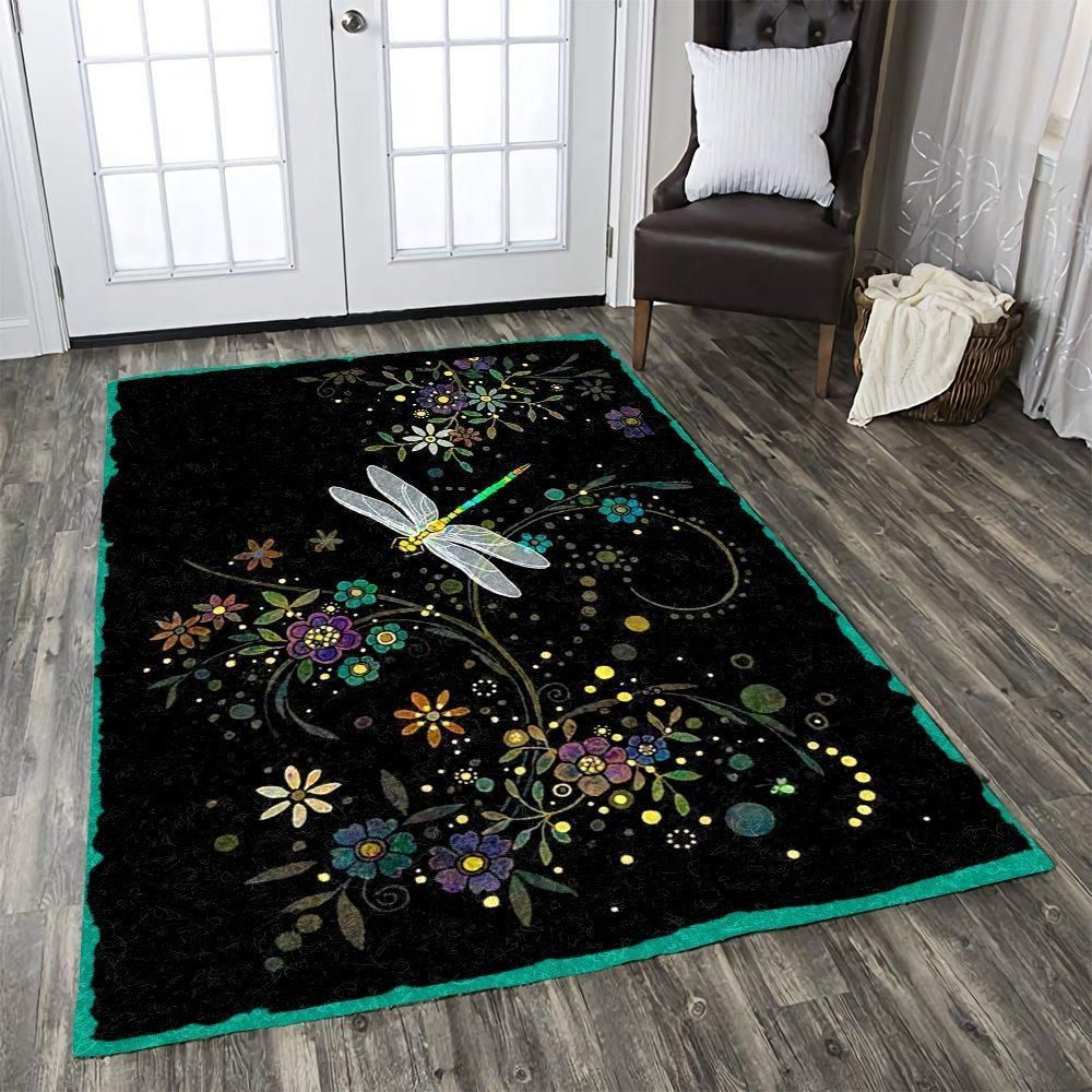 Dragonfly Rug Chrismas Gift - Indoor Outdoor Rugs