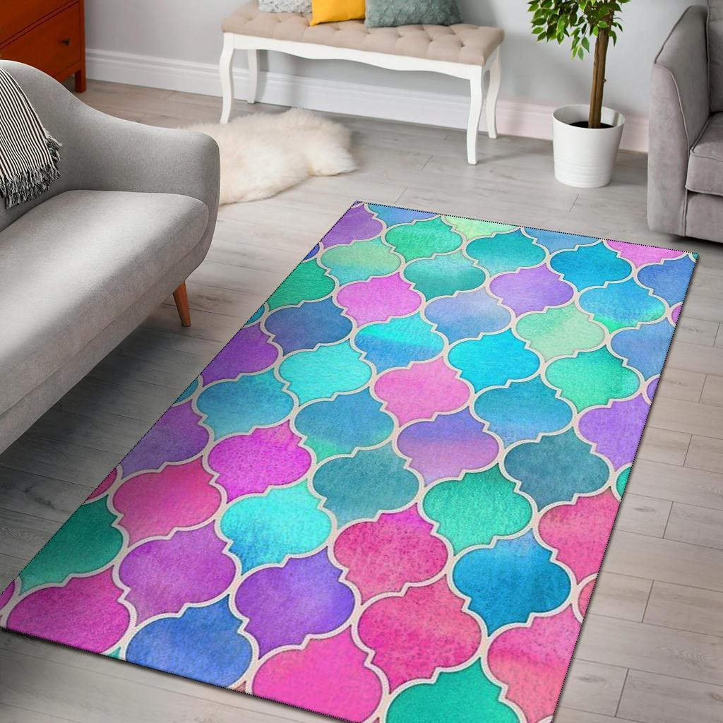 Bright Moroccan Morning Area Rug Chrismas Gift - Indoor Outdoor Rugs