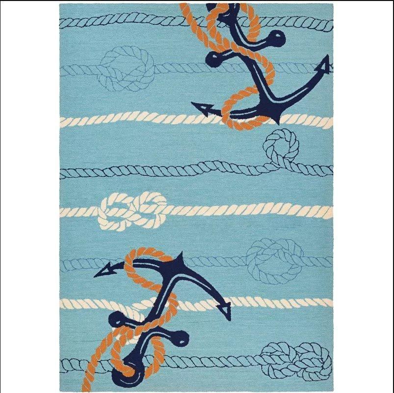 Anchor Rug Chrismas Gift - Indoor Outdoor Rugs