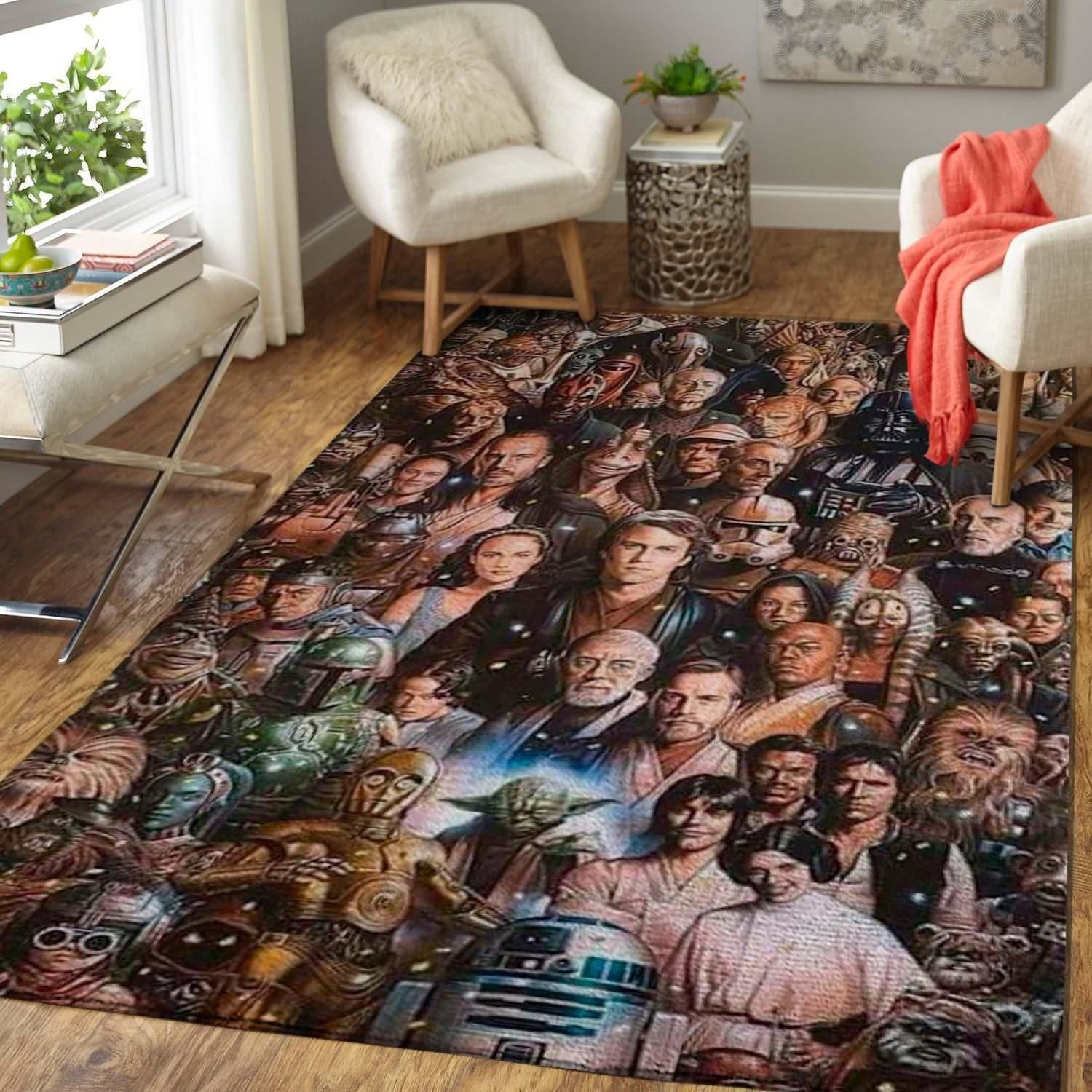 Star War Fans Area Rug Chrismas Gift - Indoor Outdoor Rugs