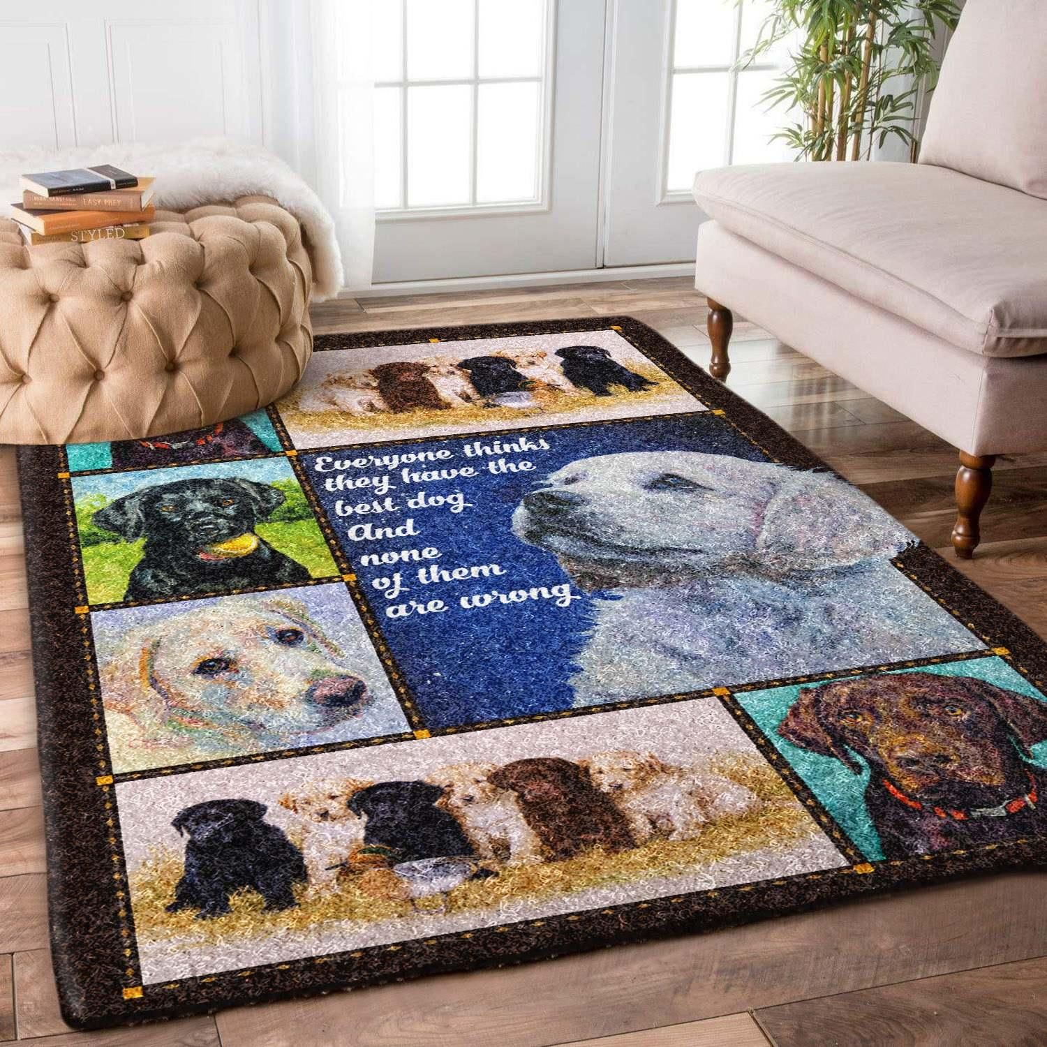 Labrador Rug Chrismas Gift - Indoor Outdoor Rugs