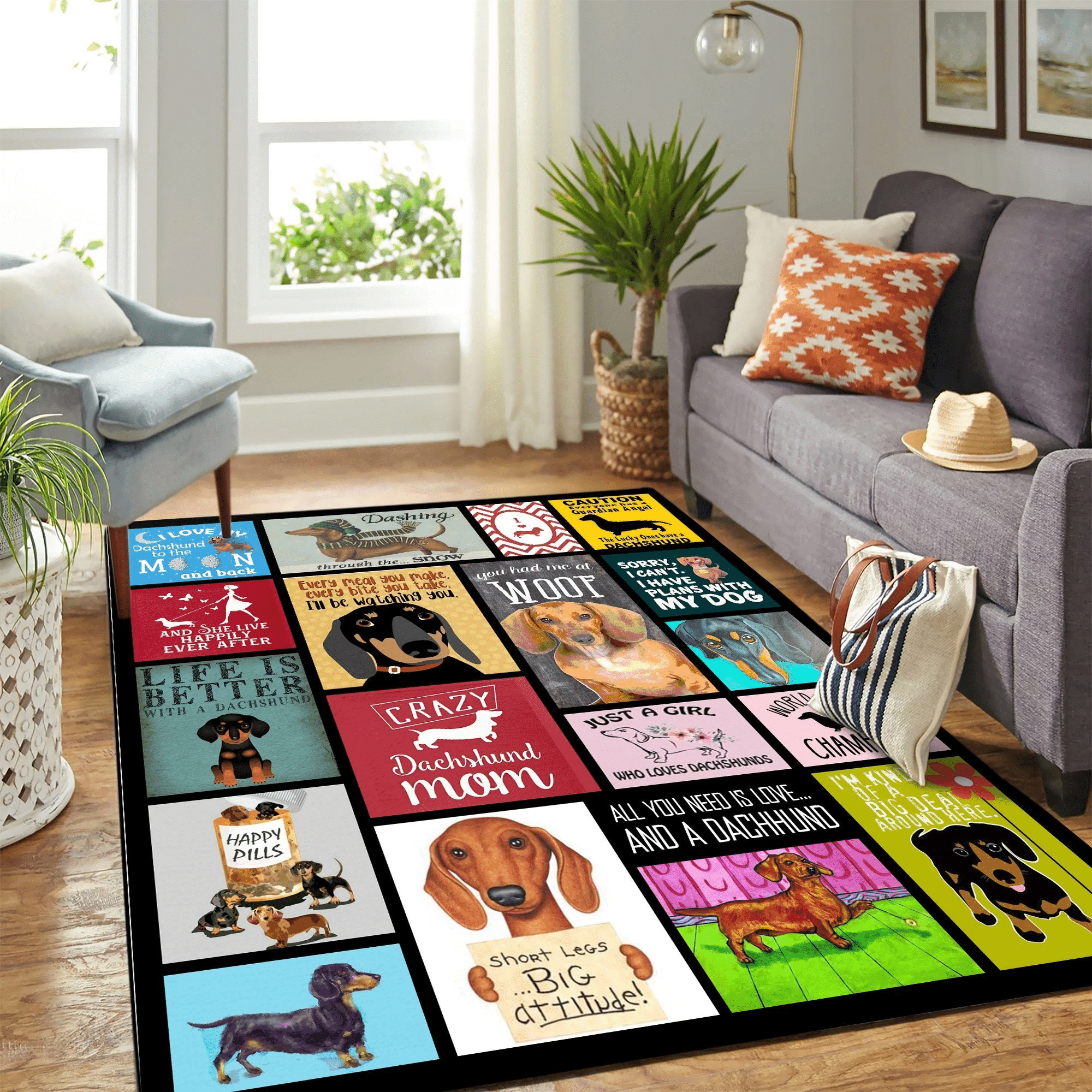 Dachshund Copy Mk Carpet Area Rug Chrismas Gift - Indoor Outdoor Rugs