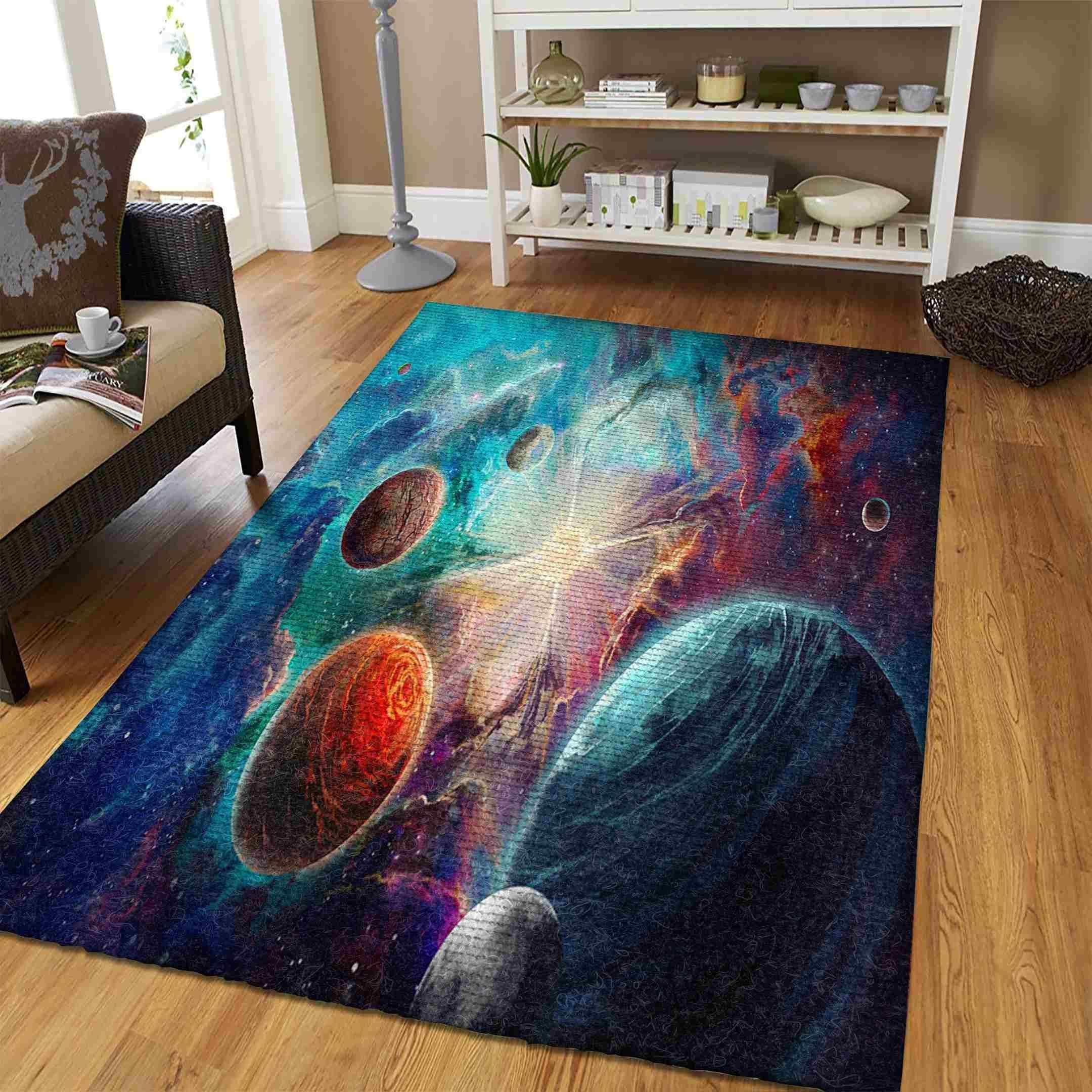 Galaxy Rug Chrismas Gift - Indoor Outdoor Rugs