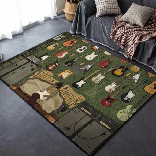 Jimi Hendrix Area Rug Chrismas Gift - Indoor Outdoor Rugs