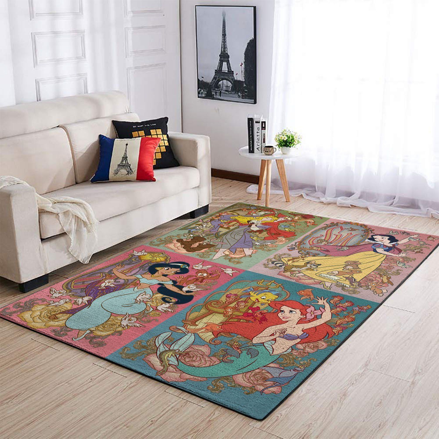 Disney Princesses Area Rug Chrismas Gift - Indoor Outdoor Rugs