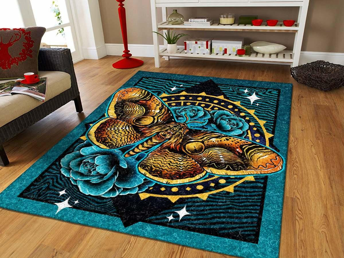 Butterfly Rug Chrismas Gift - Indoor Outdoor Rugs