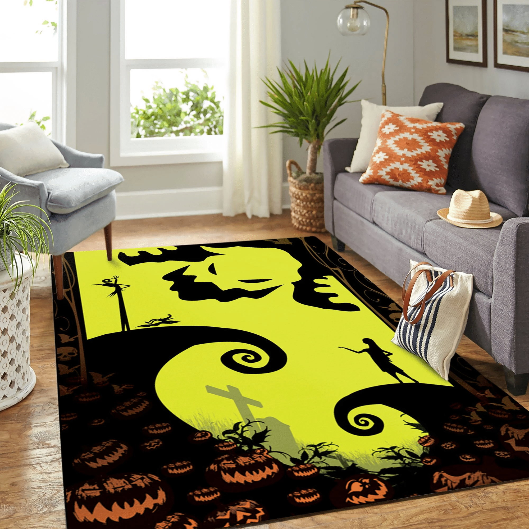 Nightmare Before Christmas This Is Halloween Carpet Rug Chrismas Gift - Indoor Outdoor Rugs