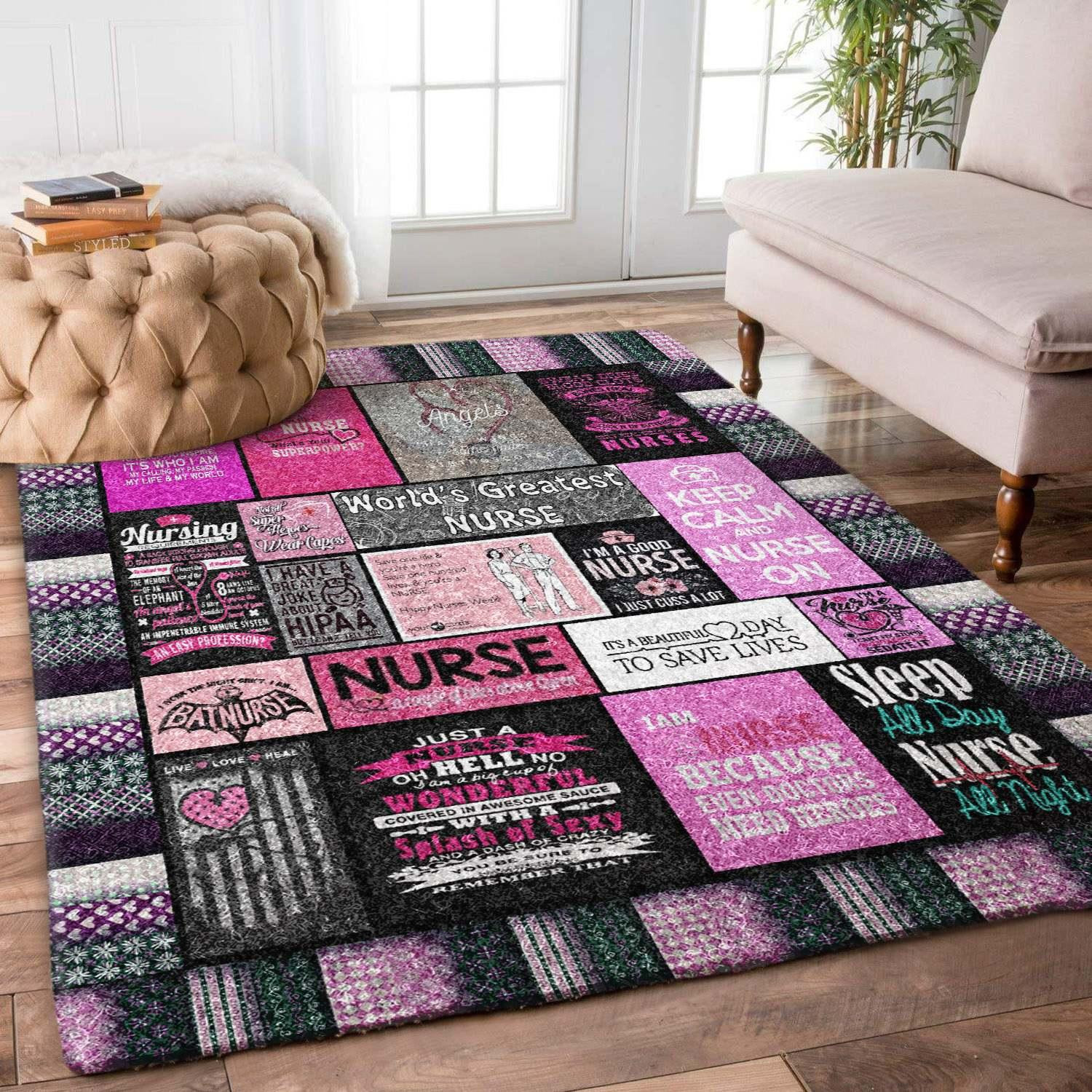 Nurse Rug Chrismas Gift - Indoor Outdoor Rugs