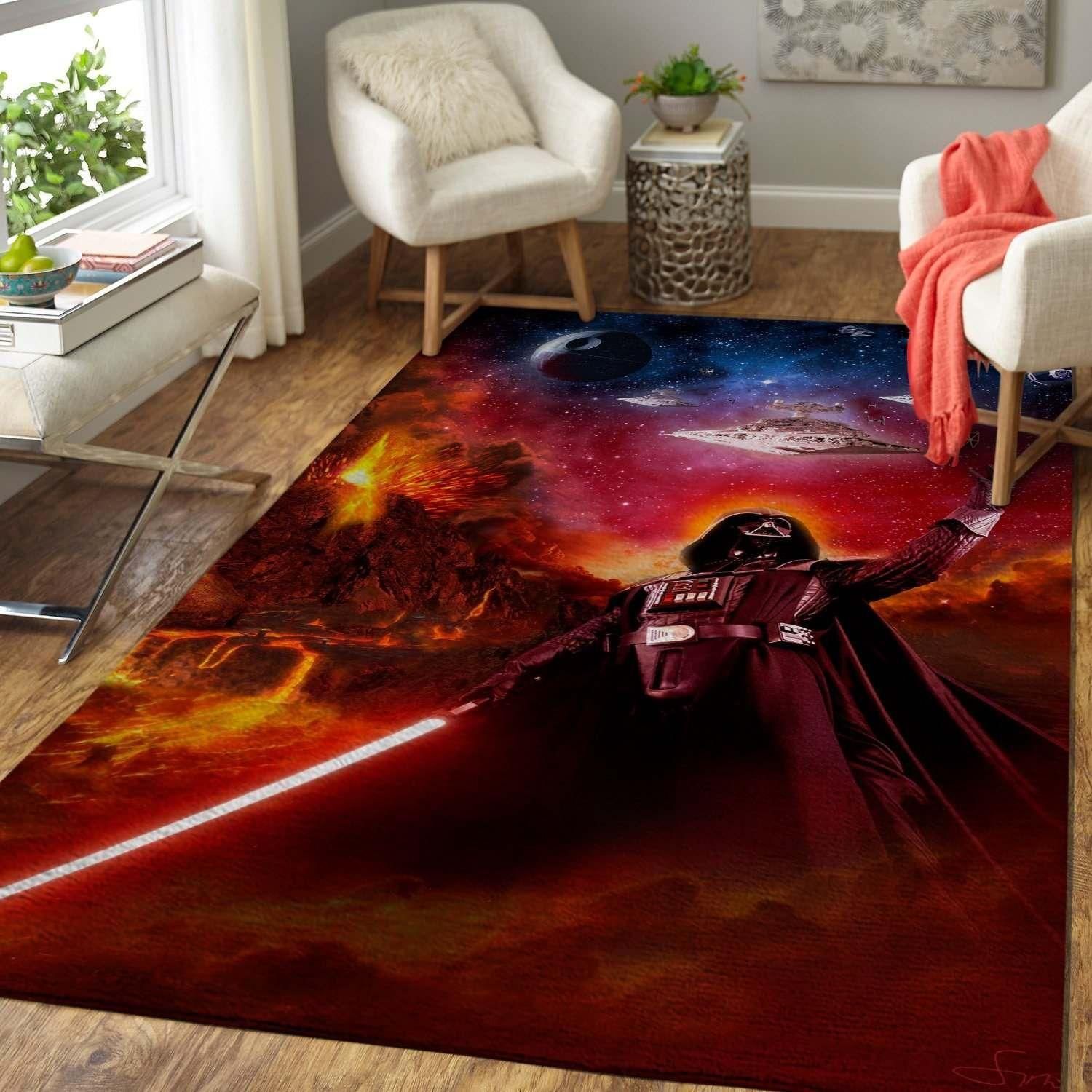 Star War Fans Darth Vader Area Rug Chrismas Gift - Indoor Outdoor Rugs