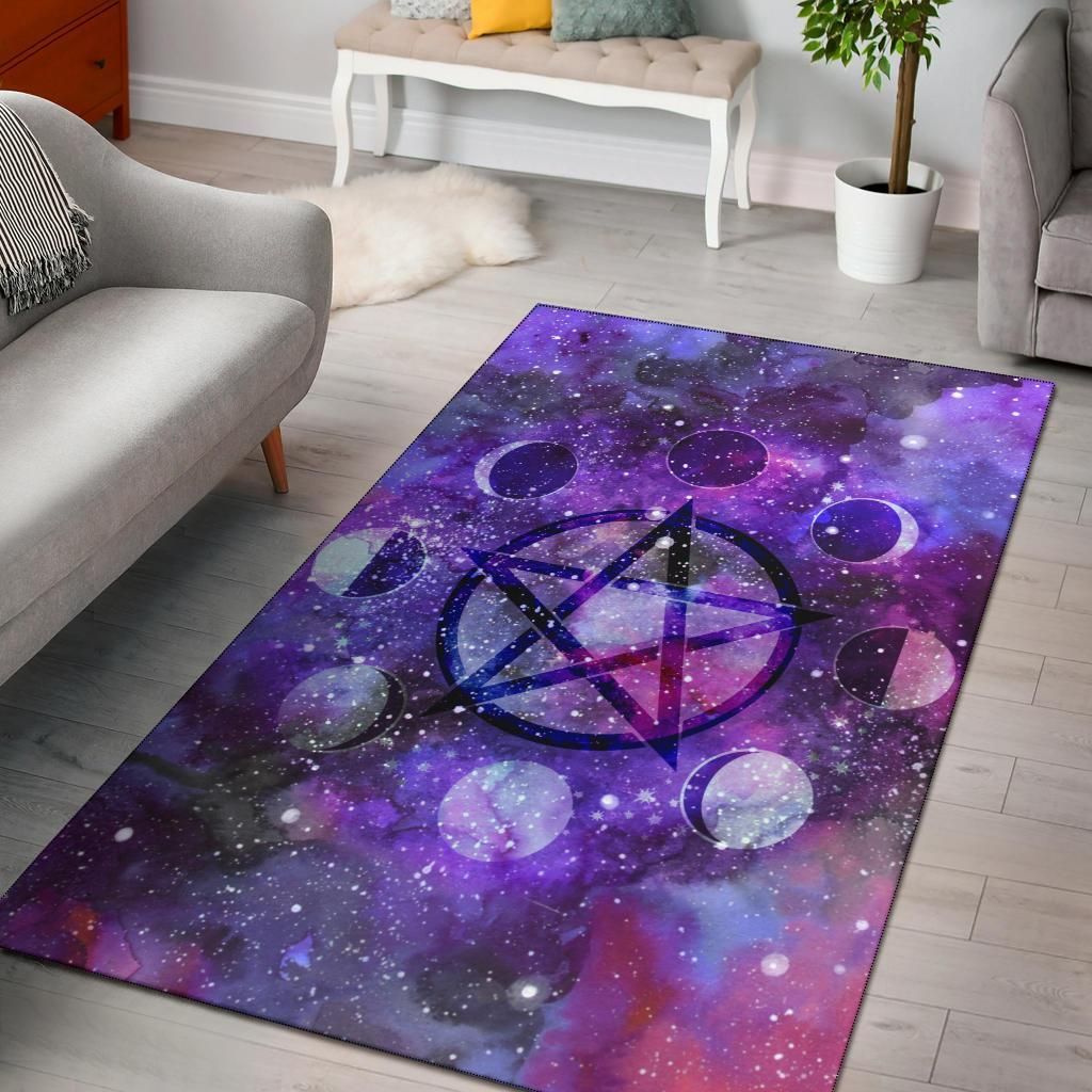 Moon Phase Area Rug Chrismas Gift - Indoor Outdoor Rugs