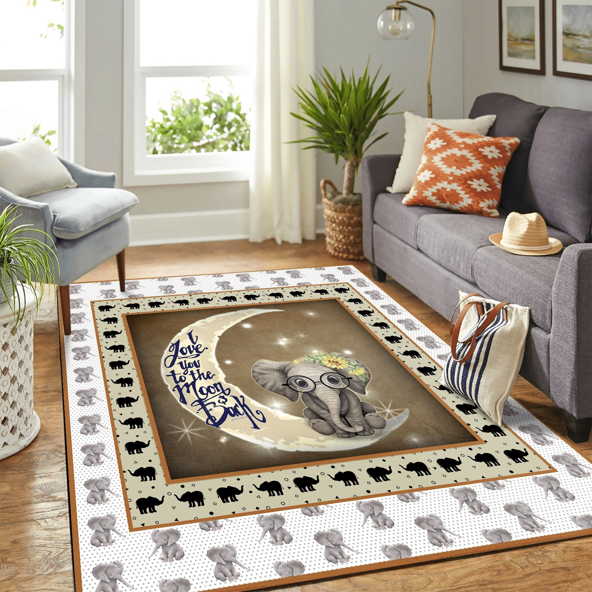 Quilt Elephant Copy Mk Carpet Area Rug Chrismas Gift - Indoor Outdoor Rugs