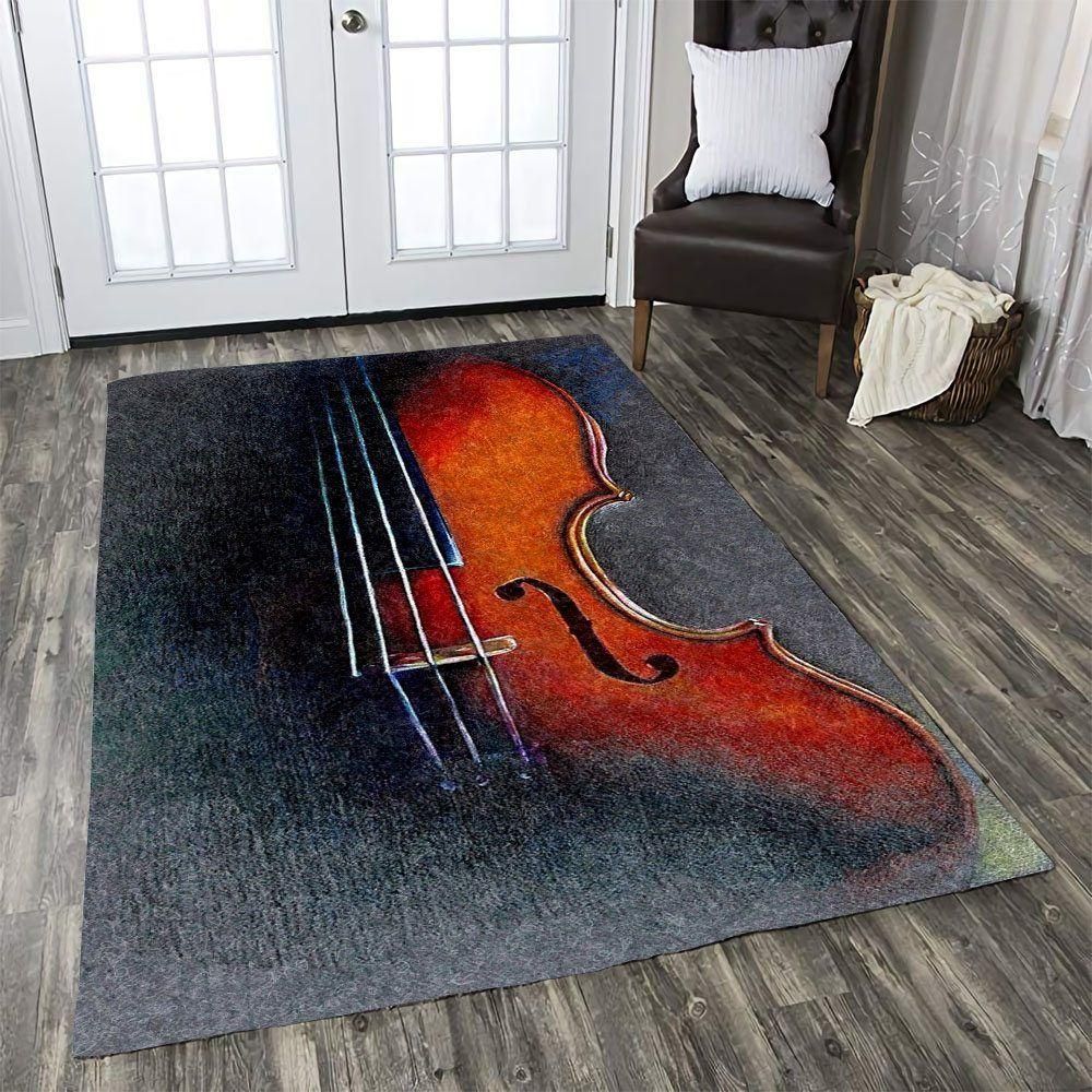 Violin Rug Chrismas Gift - Indoor Outdoor Rugs